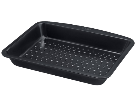 Rectangular metal oven dish with easy grip - GLIDE