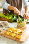 Cook&Freeze - Set of 3 rectangular glass storage containers different sizes