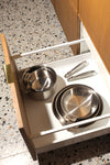 Stainless steel saucepan with removable handle - Infinity