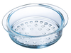 Glass steamer basket