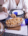 Oval glass oven dish