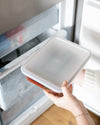 Cook & Freeze - Rectangular glass dish with special freezer lid compatible air fryer
