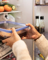 Zero Plastic - Rectangular storage box 100% glass