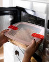 Round glass casserole dish - compatible air fryer