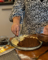 Glass round tart tin