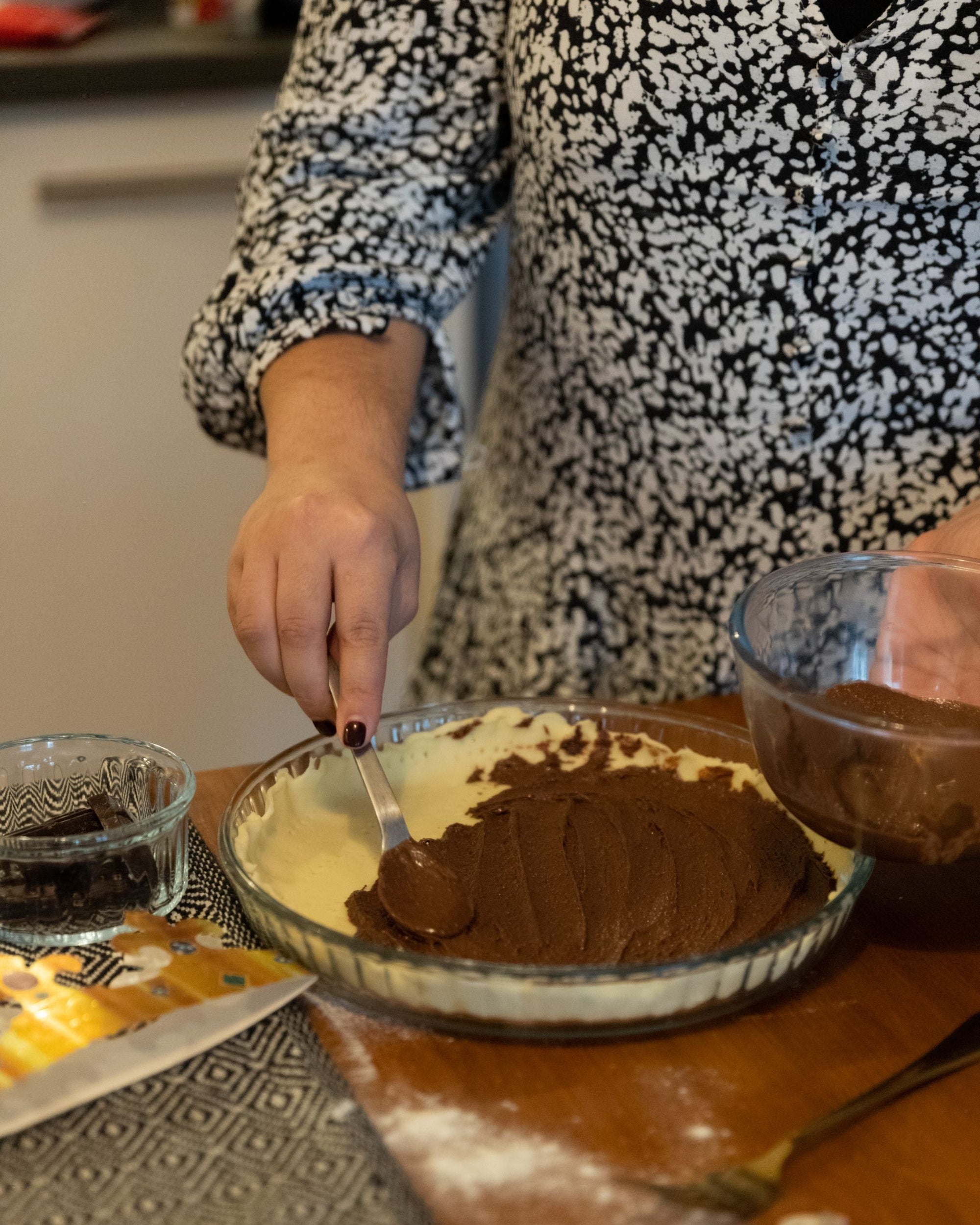 Glass round tart tin