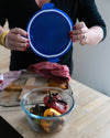 Cook&Go - Round glass storage container with waterproof lid