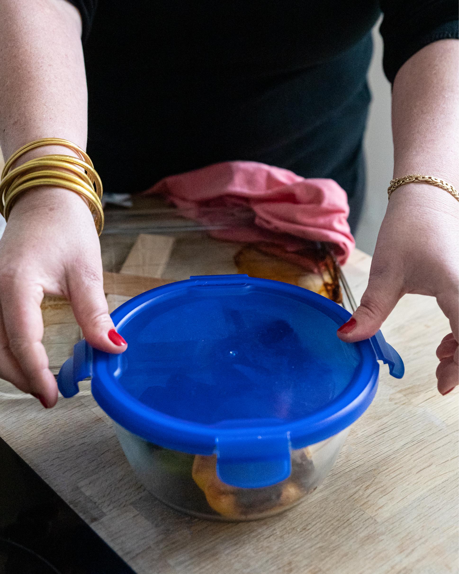 Cook & Go - Set of 7 glass storage dishes with leak-proof lid