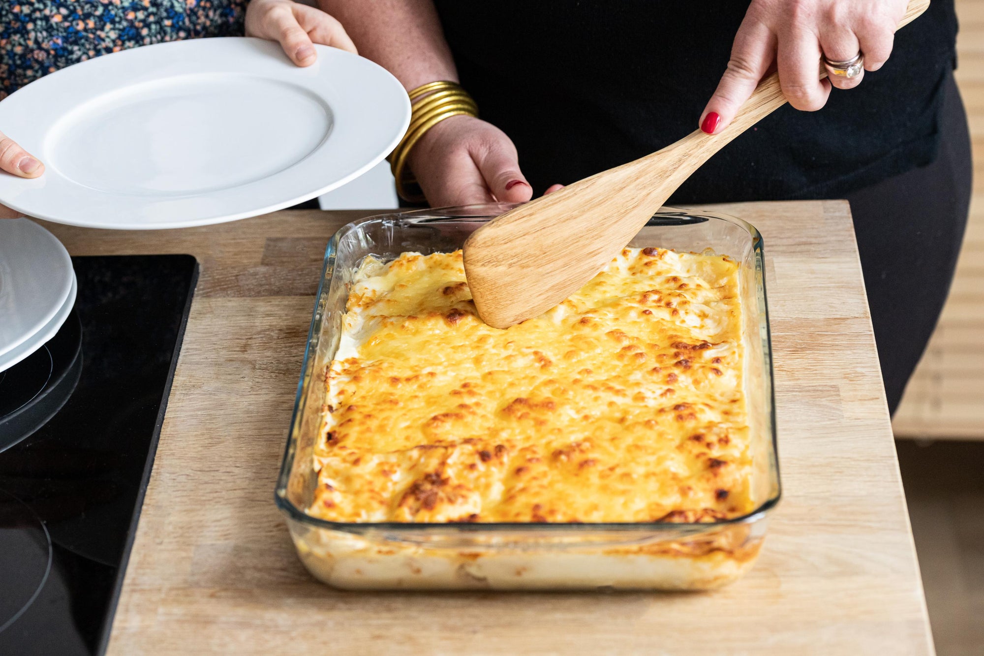 Rectangular glass oven dish - special for lasagna
