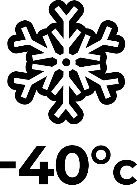 Minimal temperature : -40°C