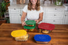 Cook & Store - Rectangular glass storage dish Fridge organizer - Meat & Vegetables