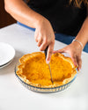 Set of 2 glass tart tins Ø 28 & 31 cm