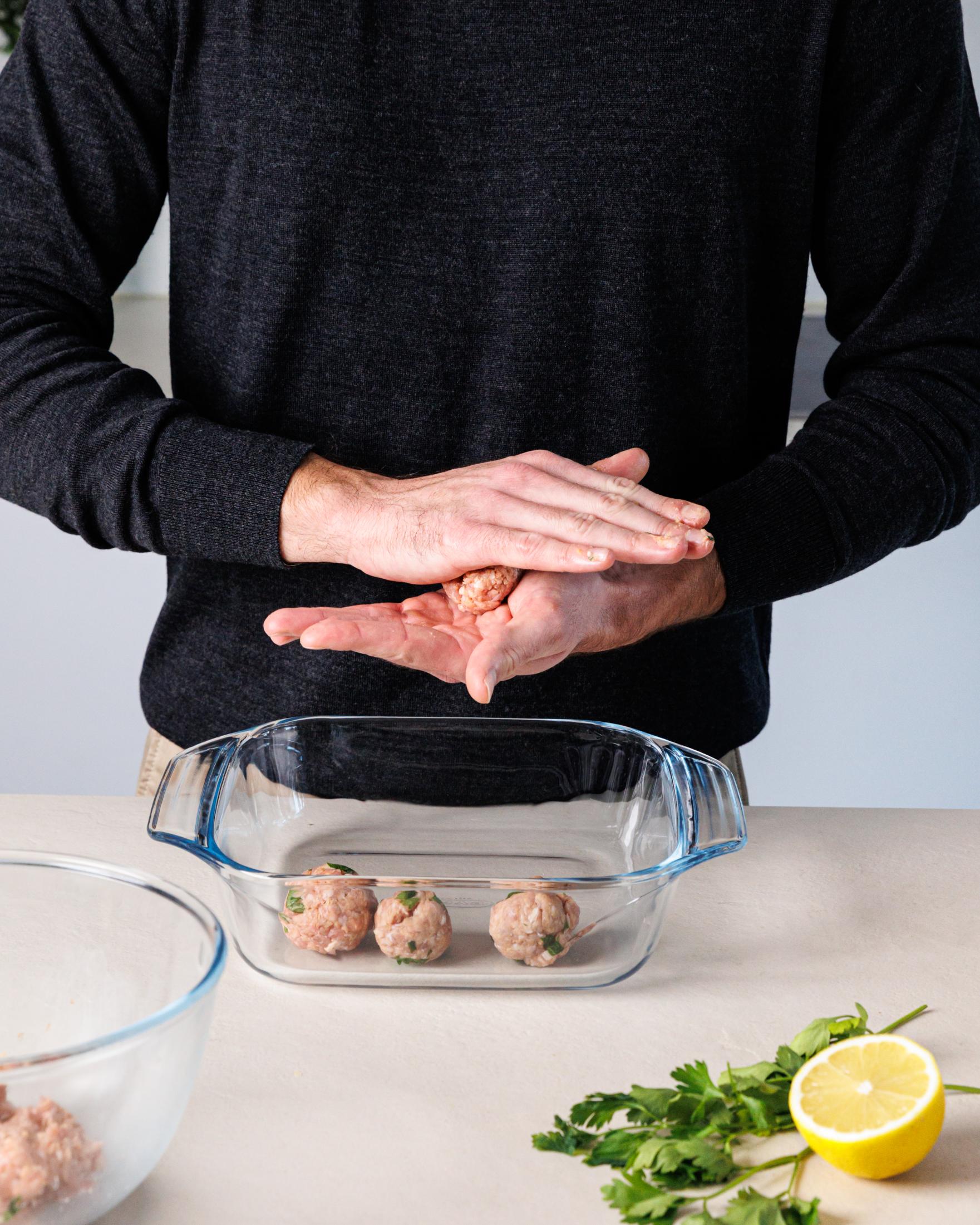 Glass square oven dish