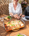 Rectangular glass oven dish - special for lasagna