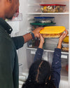 Cook & Store - Rectangular glass Fridge organizer Fish / Pasta