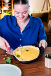 Metal tart tin with easy grip - GLIDE