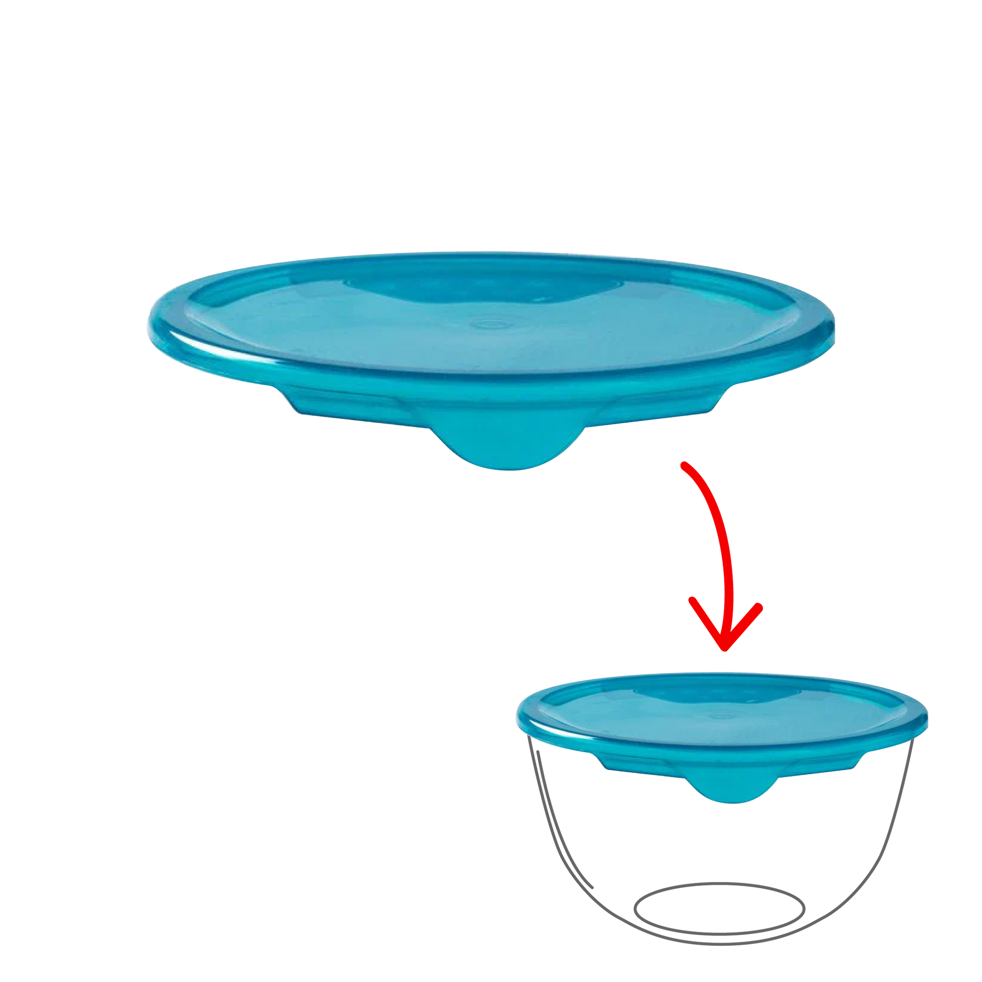 Prep & Store Round Replacement Lid