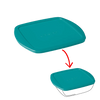 Cook&Store - Peacock green square replacement lid