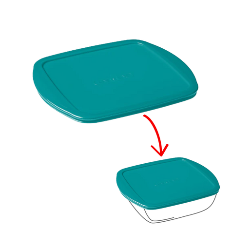 Cook&Store - Peacock green square replacement lid