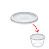 Cook&Freeze - Round replacement lid