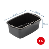 Metal loaf tin for air fryer with handle