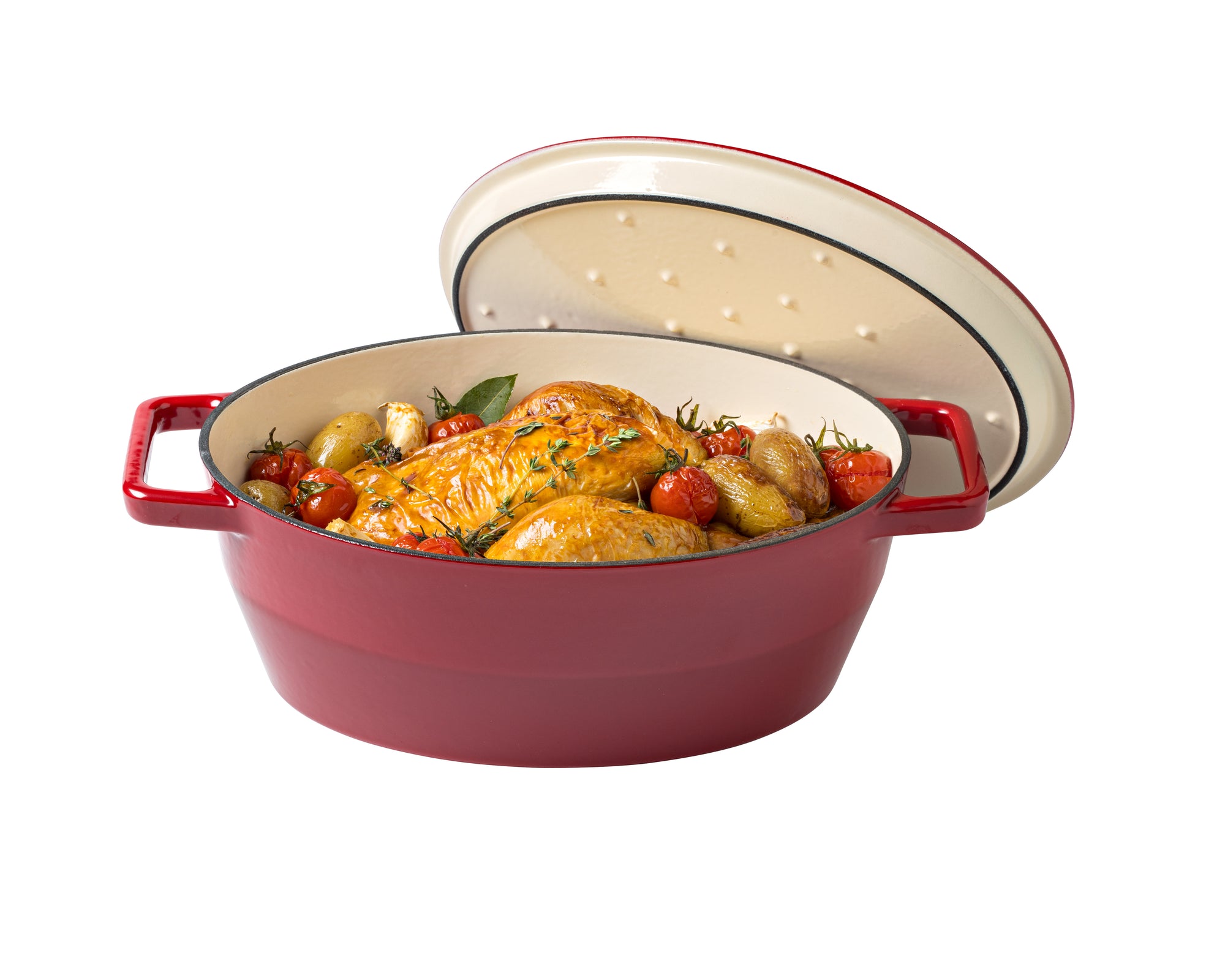 Oval cast iron casserole dish - SlowCook