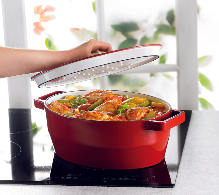 Oval cast iron casserole dish - SlowCook