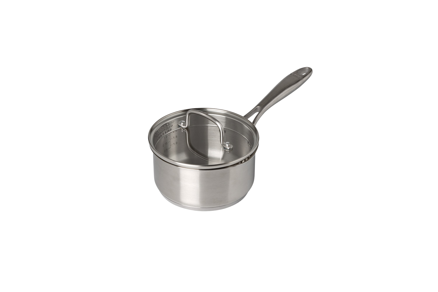 Stainless steel saucepan with lid fixed handle - Infinity