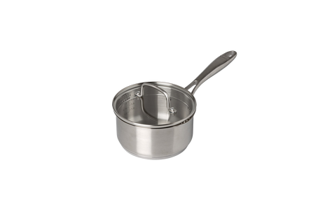 Stainless steel saucepan with lid fixed handle - Infinity