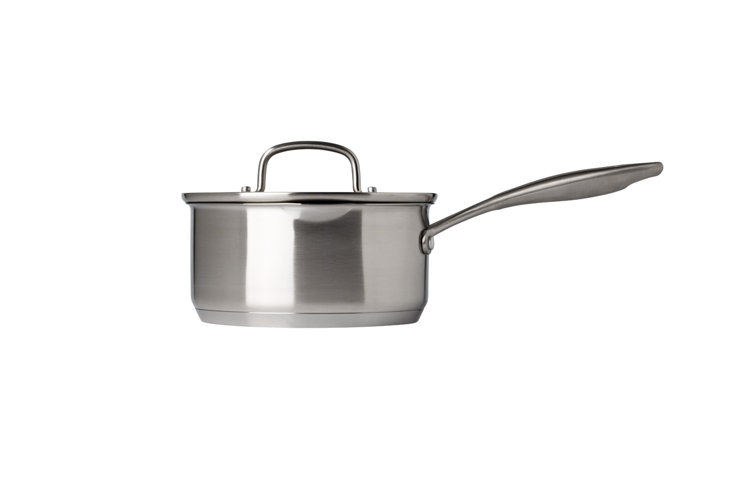 Stainless steel saucepan with lid fixed handle - Infinity