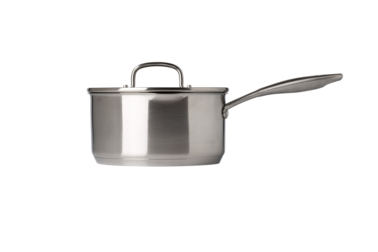 Stainless steel saucepan with lid fixed handle - Infinity
