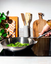 Stainless steel saucepan with lid removable handle - Infinity