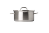 Stainless steel stewpot with lid fixed handles – Infinity
