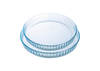 Glass baking dish, tart tin, set of 2 tart tins, tart dish, pyrex , borosilicate glass