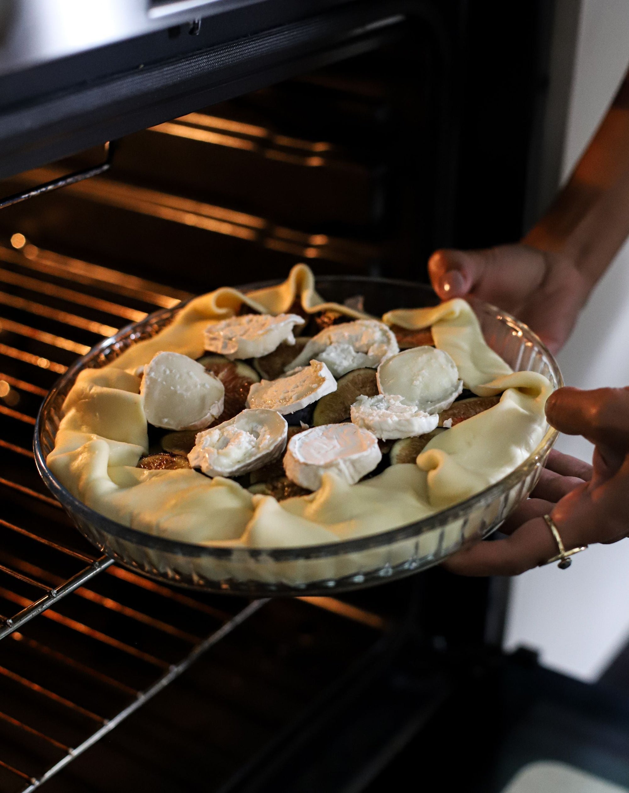 Glass round tart tin