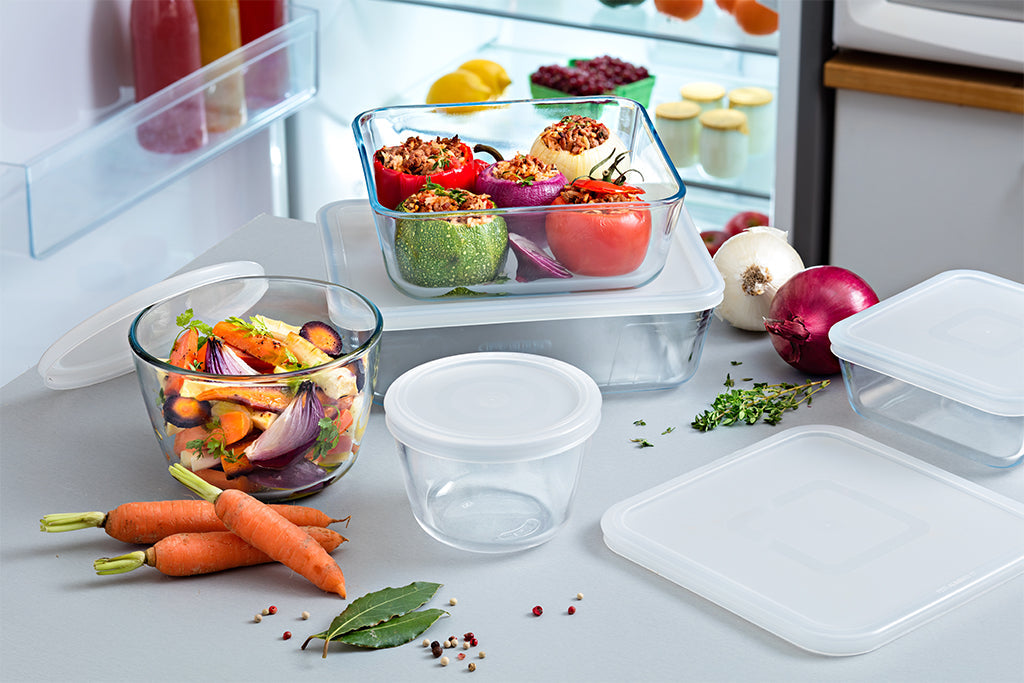 Cook & Freeze - Round storage container with lid - special for freezing