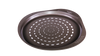Metal pizza tray with easy grip - different sizes & shapes - asimetriA