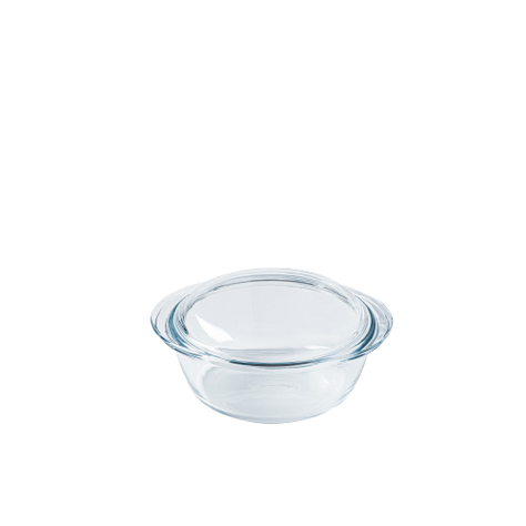 Pyrex Round Glass Casserole Dish – 4.9 Liter, Borosilicate, Oven & Microwave Safe