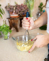 Glass mixing bowl