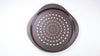 Metal pizza tray with easy grip - different sizes & shapes - asimetriA