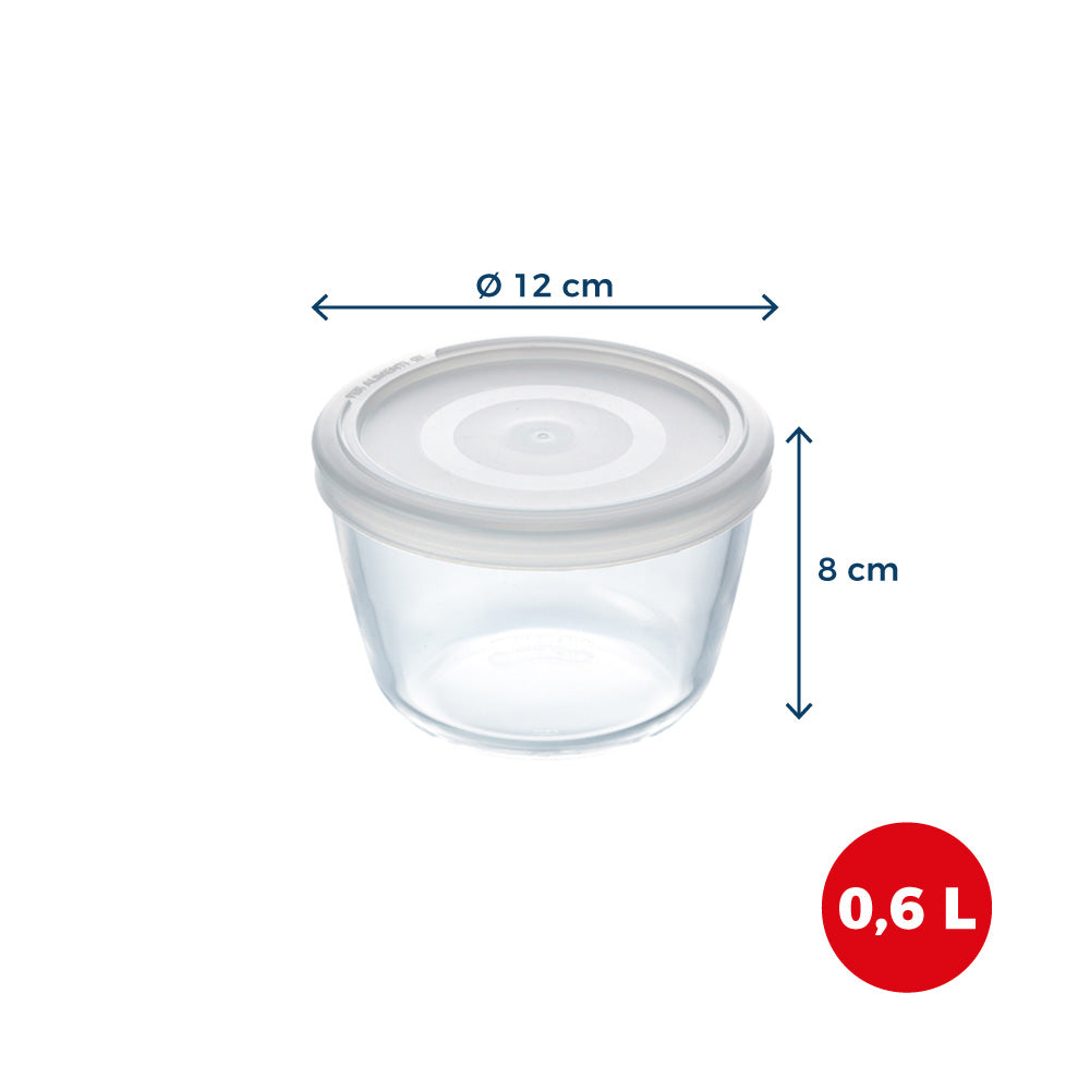 Cook & Freeze - Round storage container with lid compatible air fryer