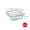 Cook & Freeze - Square dish with special freezer lid compatible air fryer