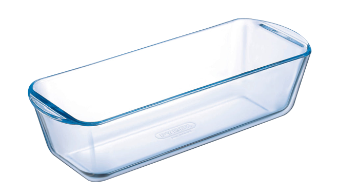 Glass loaf tin