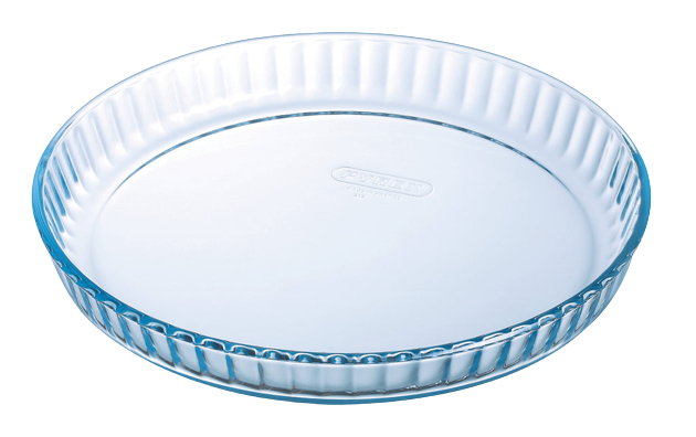 Glass round tart tin