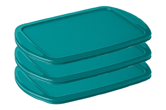 Cook&Store - Peacock green rectangular replacement lid