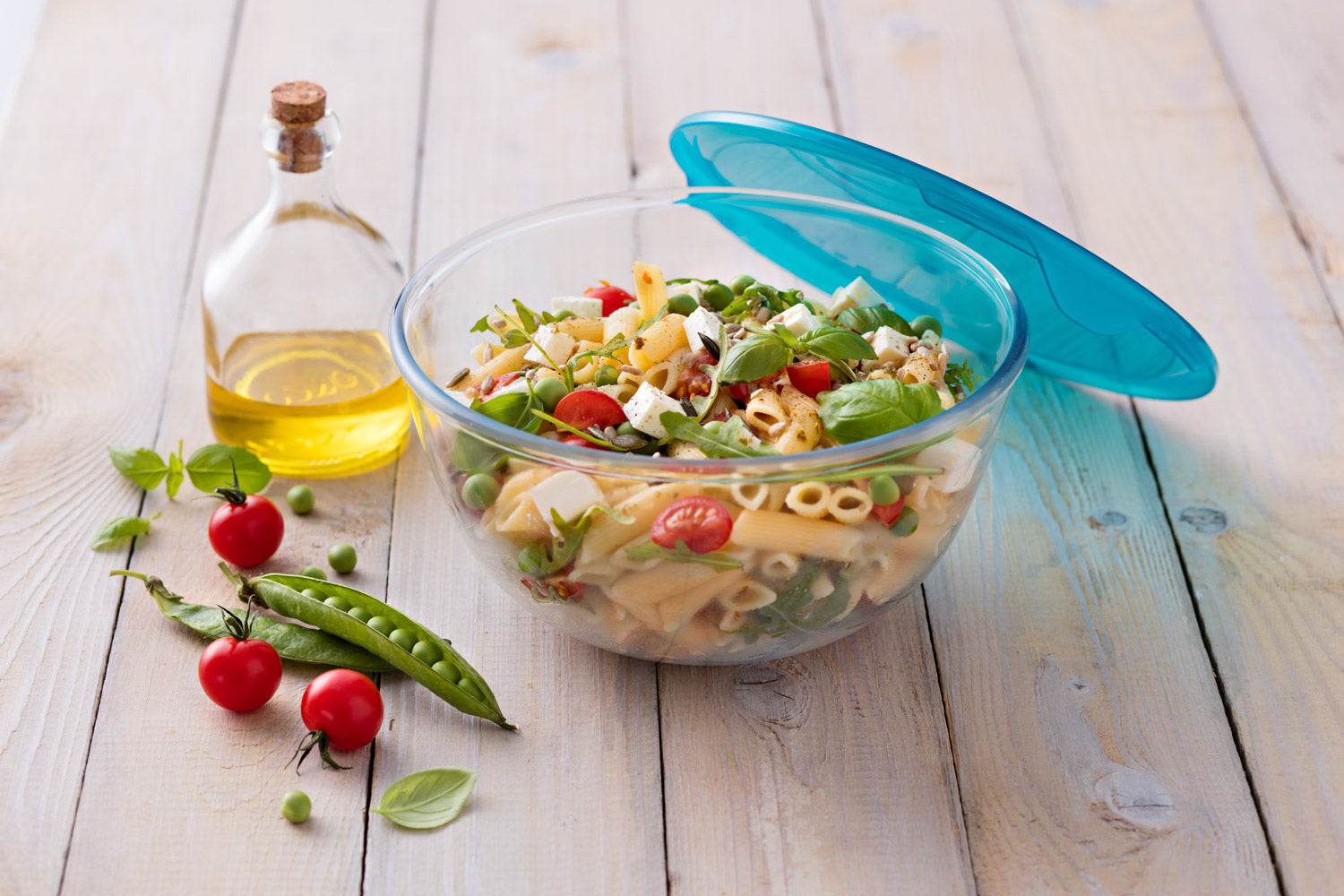 Glass bowl with lid - Prep & Store