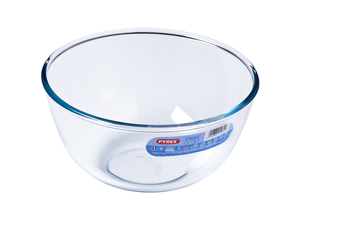 Glass mixing bowl