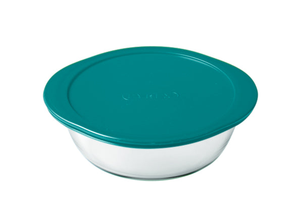 Cook & Store - Round glass dish with lid compatible air fryer
