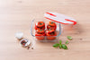 Cook&Heat - Lot de 5 boites de conservation en verre avec Lid à valves vapeur