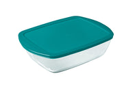 Cook & Store Glass Rectangular Dish High resistance with lid